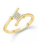 Jewellery Stylish Silver Plated  Crystal Ring for Women and Girls