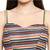 Multicolor Cotton stitched sweet heart neck blouse