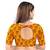 Mustard Cotton stitched sweet heart neck blouse