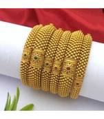 Twinkling Elegant Golden Bangles