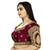 maroon art silk embroidery readymade blouse
