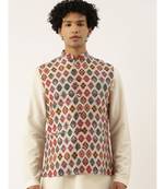 Printed Chanderi Jacket