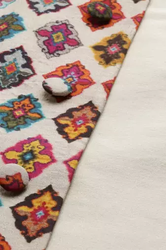 Printed Chanderi Jacket