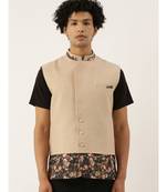 Printed Chanderi Jacket