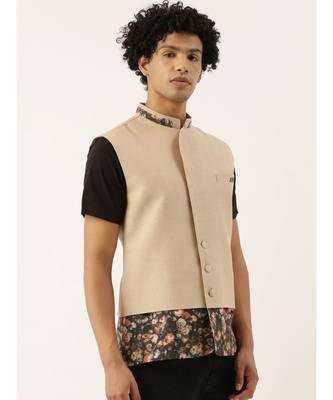 Printed Chanderi Jacket 4