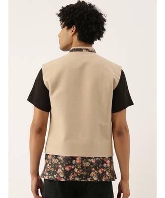 Printed Chanderi Jacket 6