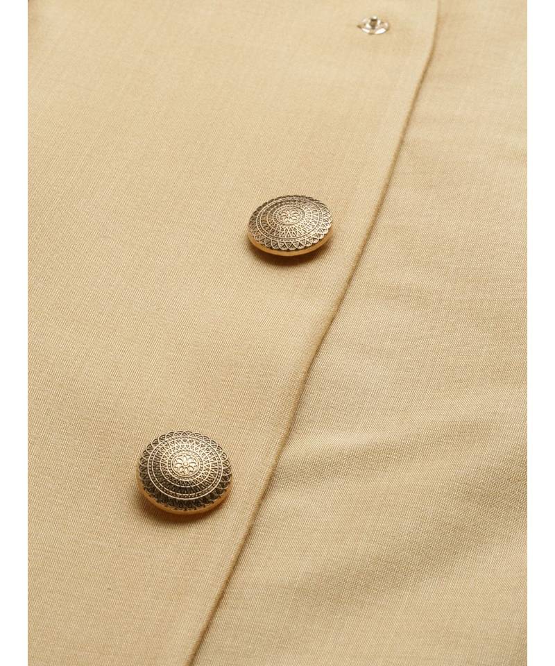 Printed Chanderi Jacket