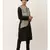 Black Grey Drape Kurta Set