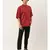 Red Stylish Malai Cotton Short Kurta