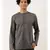 Grey Malai Cotton Short Kurta