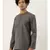 Grey Malai Cotton Short Kurta