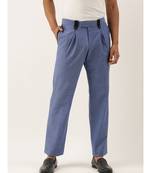 Stylish Blue Malai Cotton Trousers