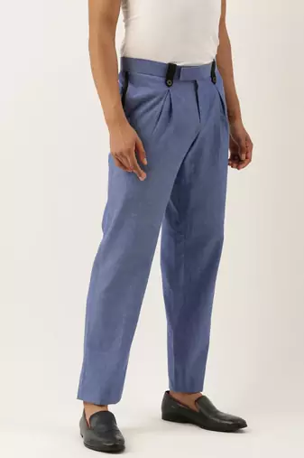 Stylish Blue Malai Cotton Trousers