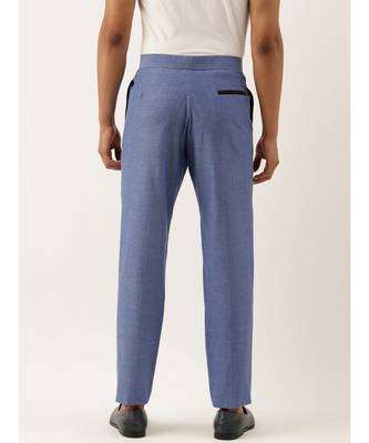 Stylish Blue Malai Cotton Trousers 4