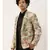 Printed Chanderi Open Jacket
