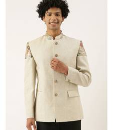 Chanderi Linen Shimmer Jacket