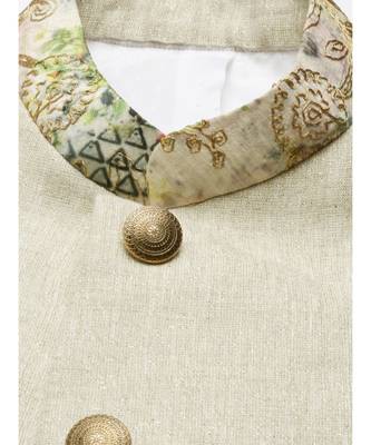 Chanderi Linen Shimmer Jacket 3