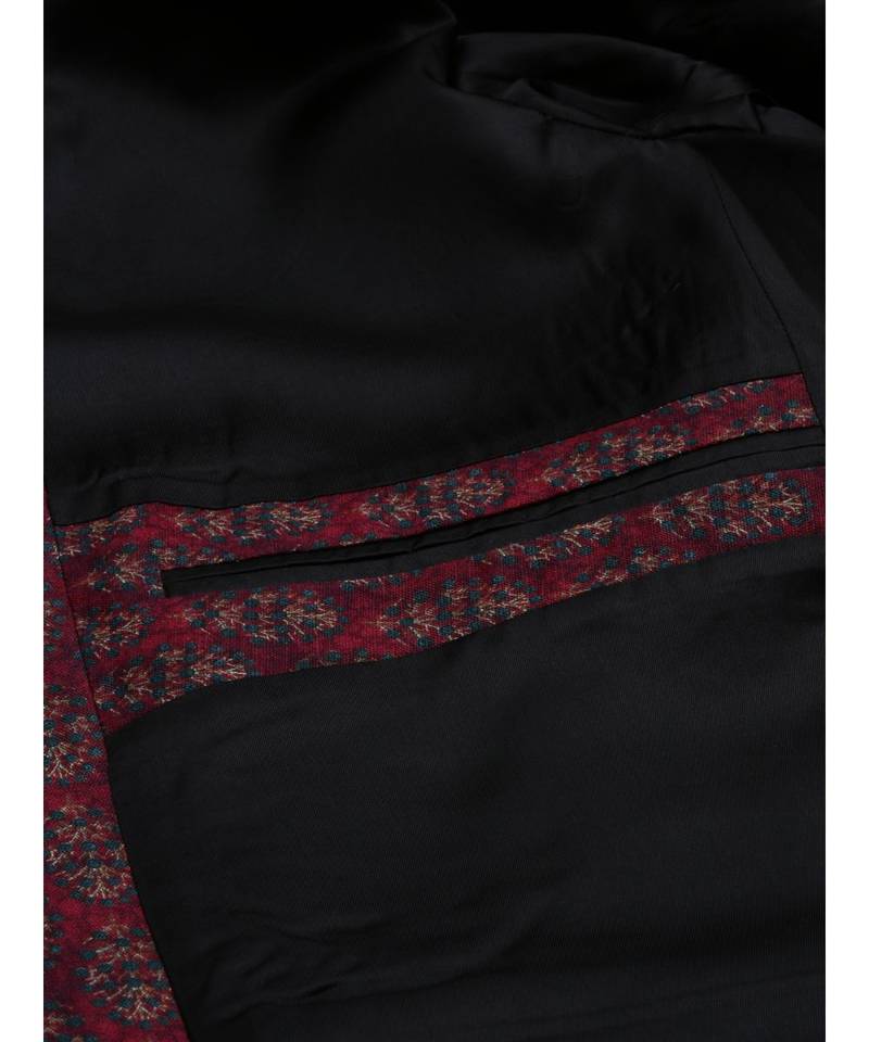 Classic Maroon Printed Jacket