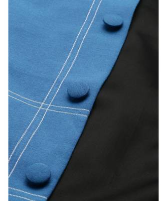 Blue Classic Cotton Bandhgala 3