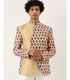 Chanderi Printed Bandhgala