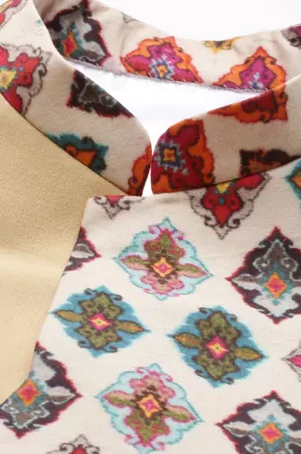 Chanderi Printed Bandhgala