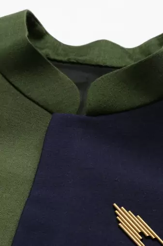 Classic Embellished Blue Green Bandhgala
