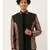 Chanderi Silk Printed Bandhgala