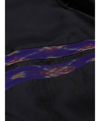 Ikat Purple Bandhgala 2
