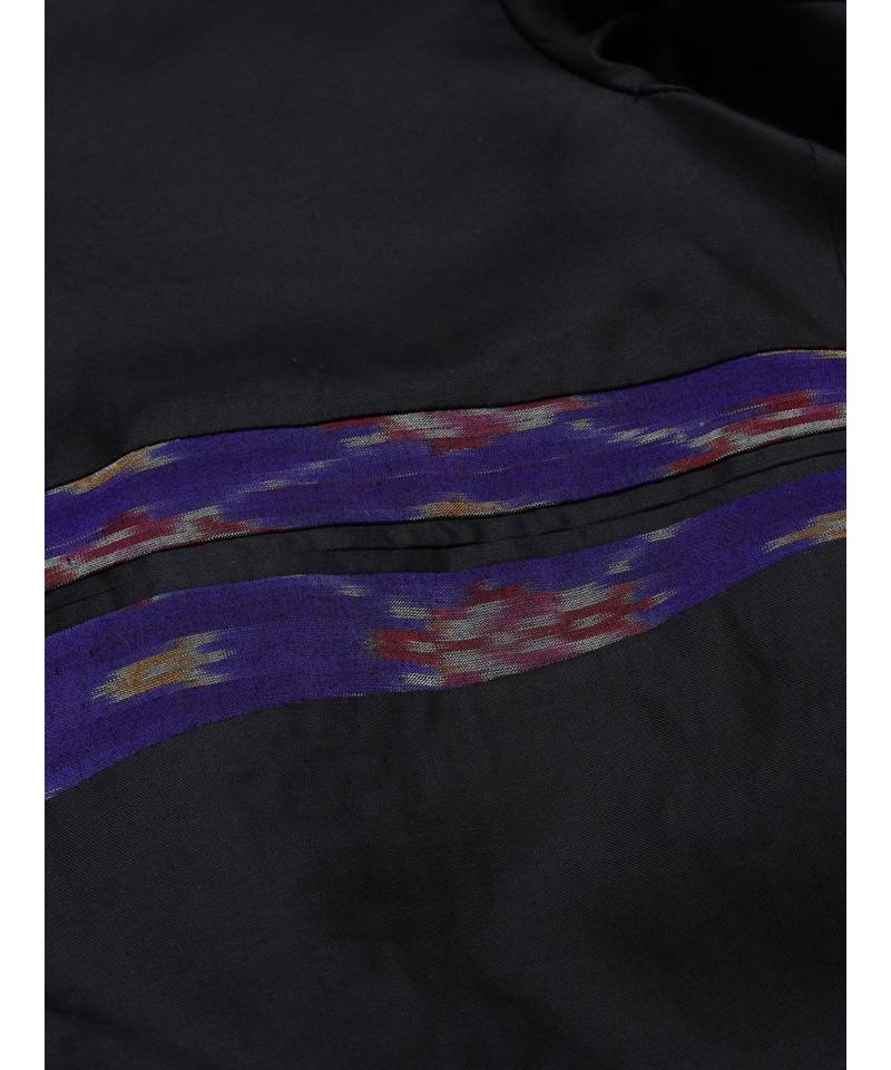 Ikat Purple Bandhgala