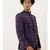 Ikat Purple Bandhgala