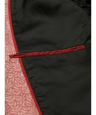 Silk Jaquard Red Bandhgala 2