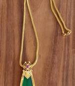 Green agate pendants