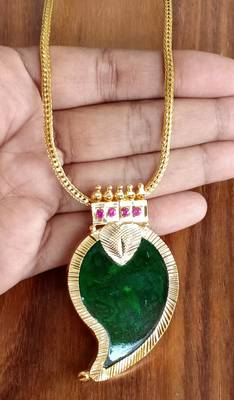 Green agate pendants 2