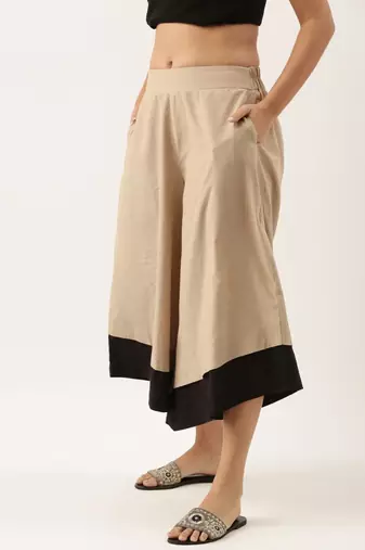 Malai Cotton Beige Pants