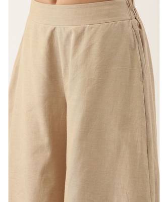 Malai Cotton Beige Pants 6