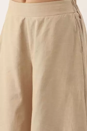 Malai Cotton Beige Pants