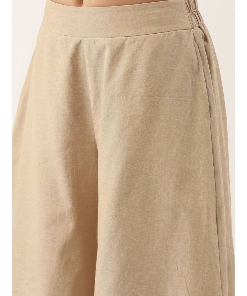 Malai Cotton Beige Pants