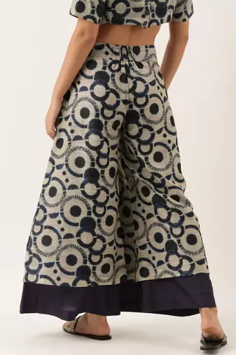 Chanderi Blue Palazzo
