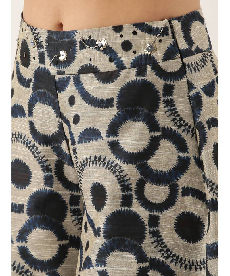 Chanderi Blue Palazzo