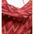 red Ikat Silk Long top