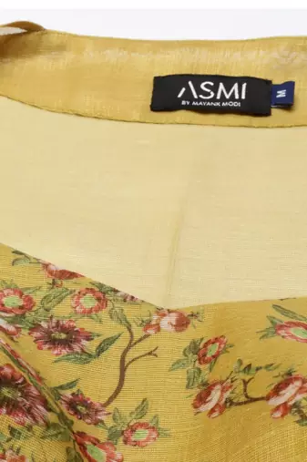 Chanderi Mustard Blouse