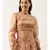 Chanderi Collar Frill Pink Blouse