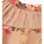 Chanderi Collar Frill Pink Blouse