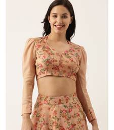 Chanderi Pink Blouse
