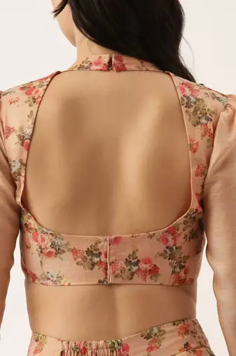 Chanderi Pink Blouse