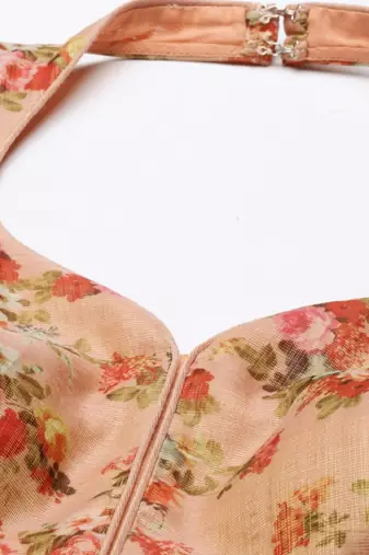 Chanderi Pink Blouse