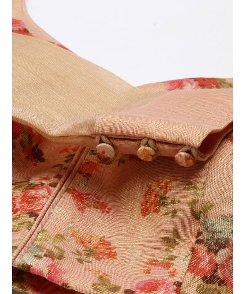 Chanderi Pink Blouse