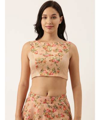 Chanderi Pink Blouse 1