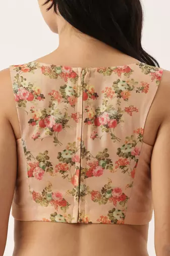Chanderi Pink Blouse