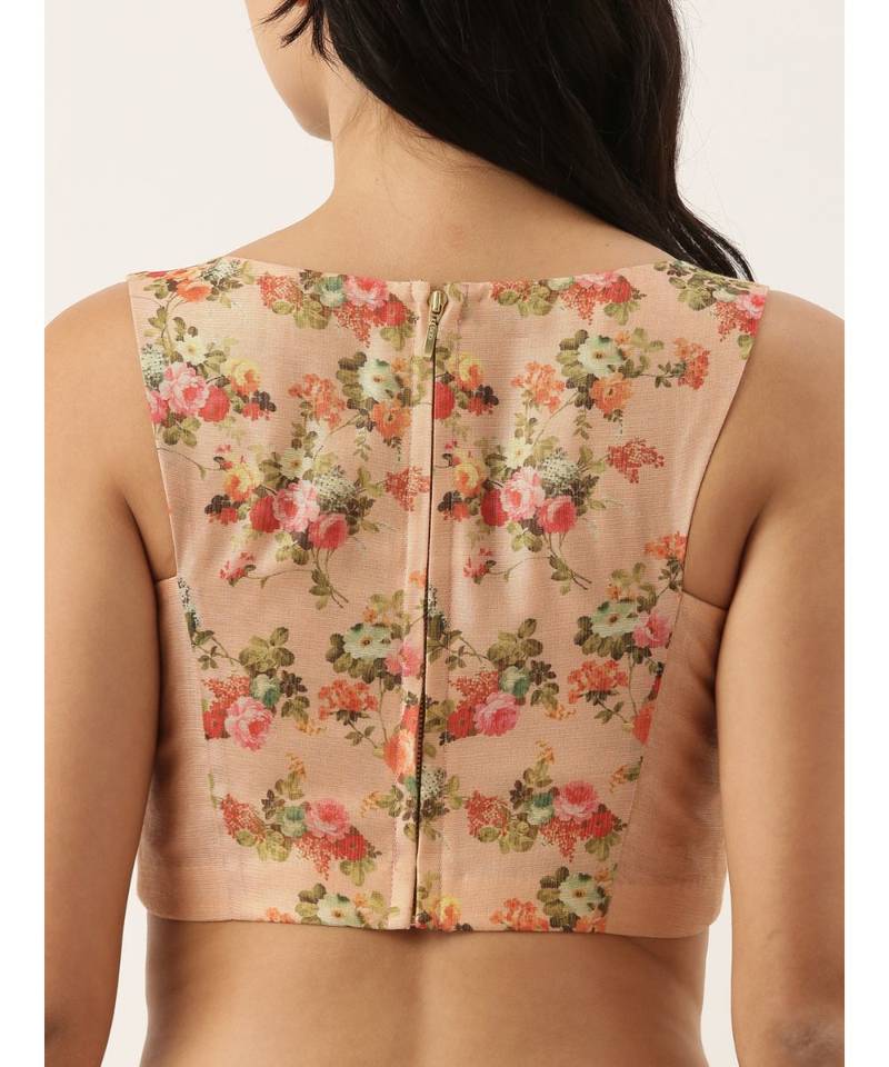 Chanderi Pink Blouse